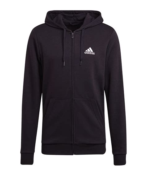 adidas essential 3s kapuzenjacke herren black|Adidas Essentials Fleece 3.